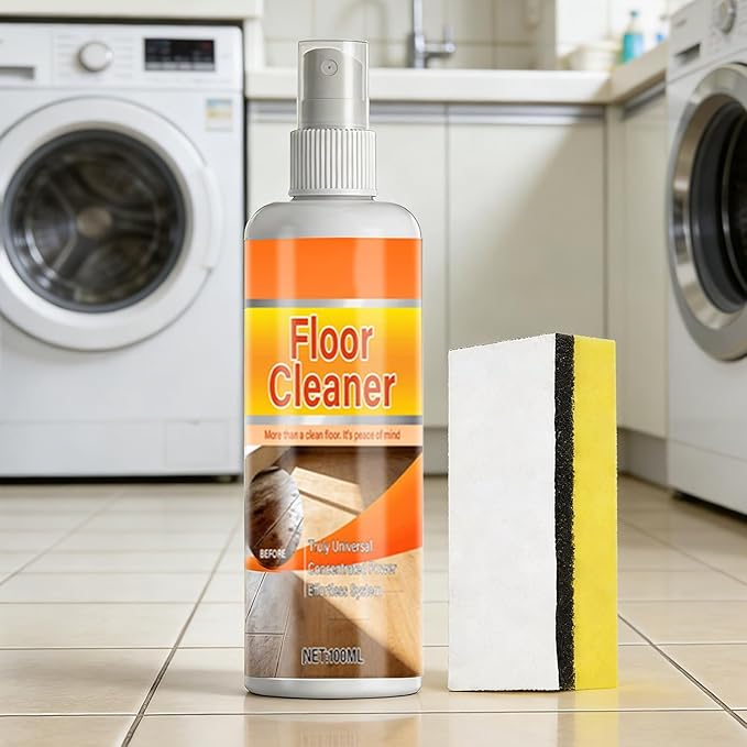 Stain Removal Spray - 100ml Multi Floor Cleaner, Fragrant Deep Cleaning Formula for Laminate Hardwood Tile Marble, Ideal for Bedroom Kitchen Entryway High Traffic Areas