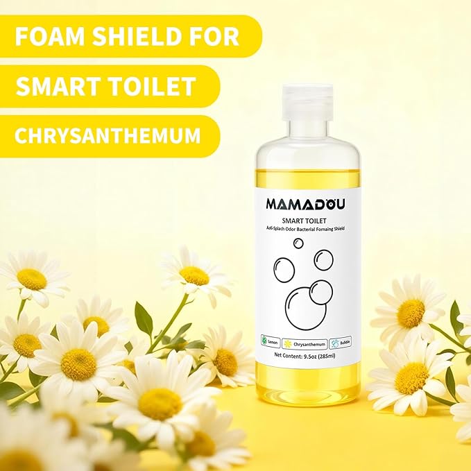 MAMADOU Smart Toilet Special Foam Agent Splash Toilet Bowl Cleaner Foaming Liquid Splash Proof Deodorizing Easy Cleaning Stain-Resistant For Fresh Bathroom 2Pack 285ml