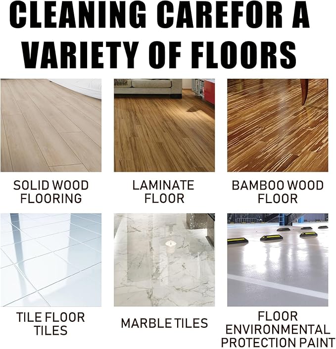 XIRUJNFD 5 in 1 Floor Cleaner, Fragrance Cleaning Care Solution, for Wood Floor, Marble Floor, Wooden Furniture-Long Lasting Fragrance (3)