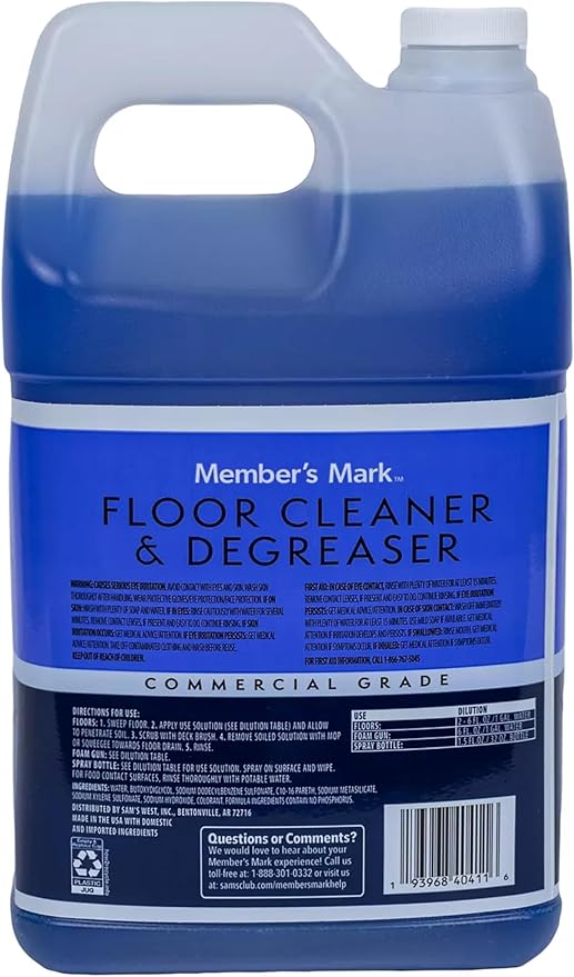 Member's Mark Commercial Floor Cleaner and Degreaser (128 oz.) (Case of 4)
