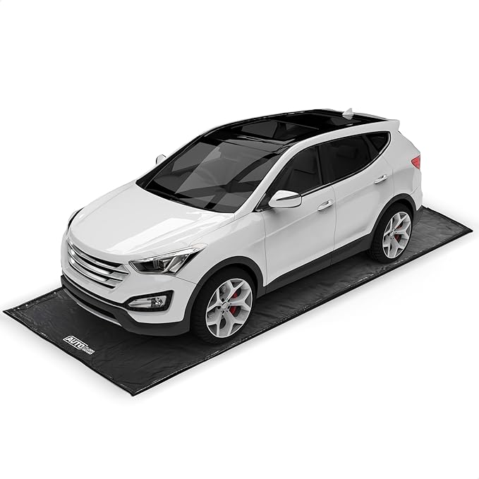 AutoFloorGuard Garage Containment Floor Mat for SUVs & Truck Vehicles, 8'6" x 20', AFG8520 - Heavy-Duty Car Parking Flooring, Accessories, and Equipment