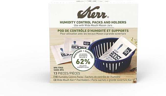 Ball Kerr Humidity Control Packs and Holders, 32oz, Blue