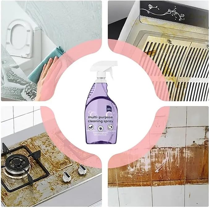 Nuroclean Spray Concentrated Cleaning Tablets, Powerful Stubborn Stains RemoverMulti-Surface Cleaner for Home, Kitchen, Bathroom or More(6pcs tablets)