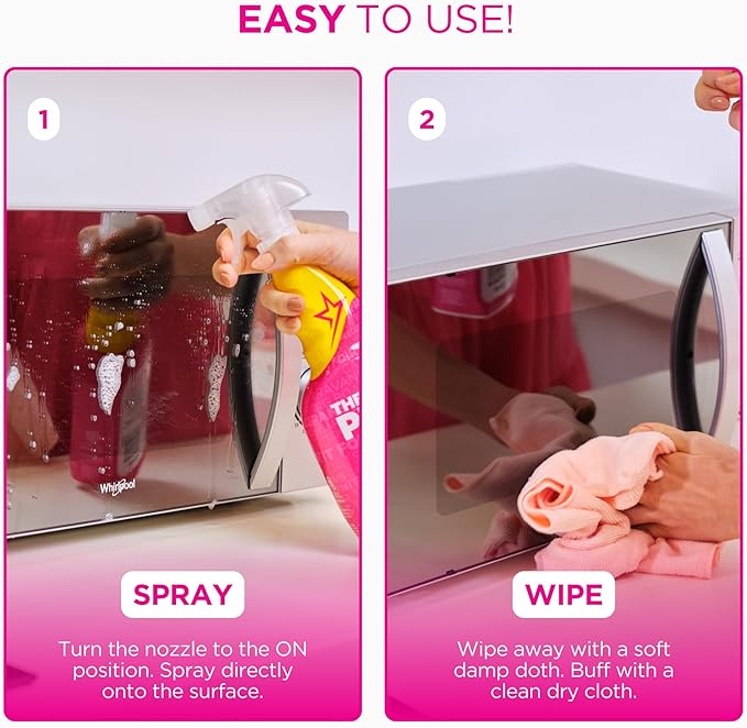 Stardrops The Pink Stuff Miracle Multi-Purpose Cleaner – Removes Grease, Grime, and Stains on Kitchens, Bathrooms, Floors, and More, 25 fl Oz