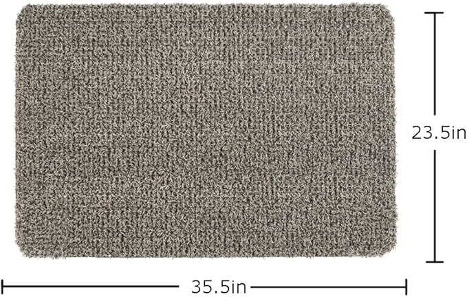 Clean Machine 10376913 Astroturf Dirt Trapper Doormat, 23.5" x 35.5", Flair Earth Taupe