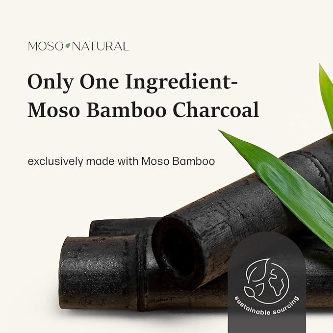 Moso Natural Air Purifying Bag 500g (2 Pack) Premium Bamboo Charcoal Odor Absorber for Home, Bedroom, Kitchen, Basement | Unscented Pet Odor Eliminator | Large Charcoal Deodorizer Bag Covers 250sqft