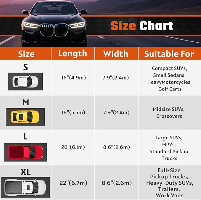 Containment Mat for Garage Floor 8’6” x 20’' – Heavy-Duty PVC Non-Slip Waterproof Parking Mat, Protects from Snow, Oil & Mud, Fits Cars, SUVs & Trucks, Heavy Duty Floors Mats