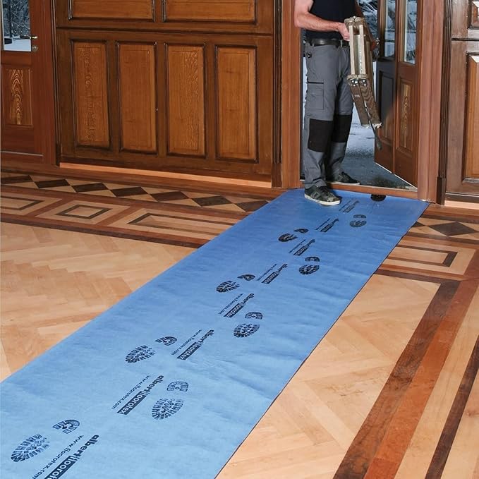 Albert Floorotex Blue All Purpose Temporary Floor Protection - 150 sqft (40" x 45') Roll