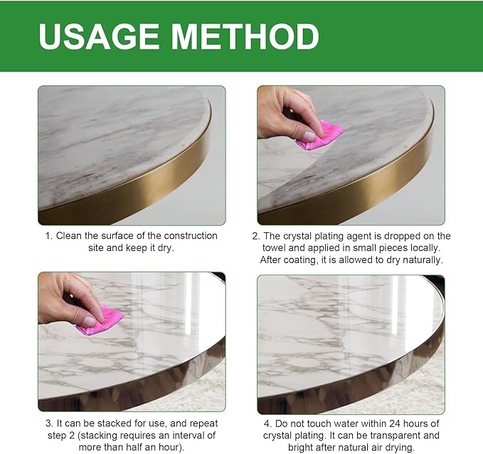 Tiles Scratch Remover Polish Solution with Applicators Sponge Cleaning Cloth for Kitchen Countertop Floor Restorations Ceramic Tiles Restorer with Sponge Brush Tiles Scratch Repair Tools