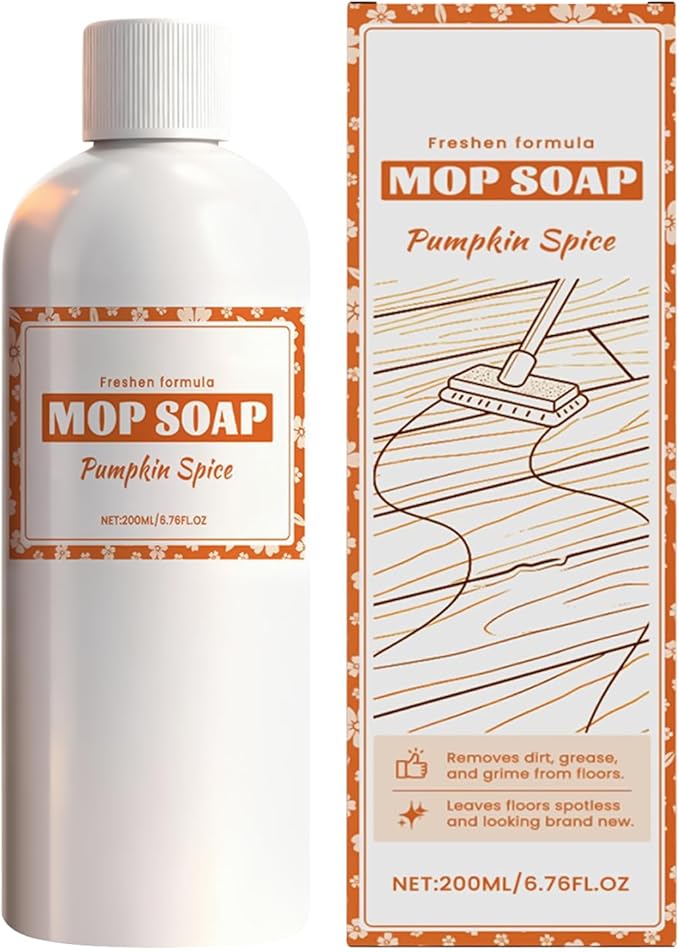 Multi- Floor Cleaner, 200ml Fresh Scent Solution, Cleaning Liquid with Gentle Formula, Floor Care Tool, Home Cleaner with Pleasant Fragrance, House Use for Bathroom and Kitchen