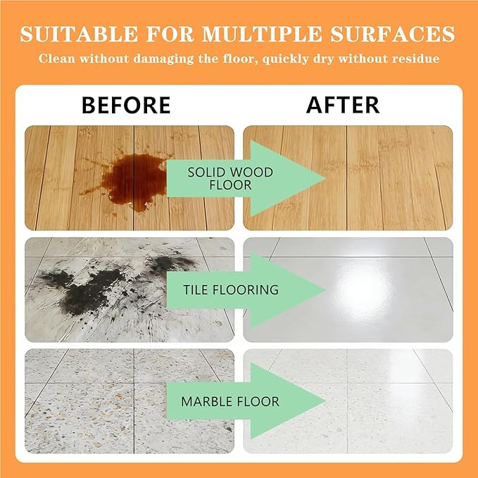 12 Pieces Floor Cleaning Tablets 13.5x17.5 Cm Floor Lemon Scent Mopping Tablets Deep Cleans Hardwood Mopping Cleaner For Hardwood Laminate Tile Bathroom Kitchen Laundry