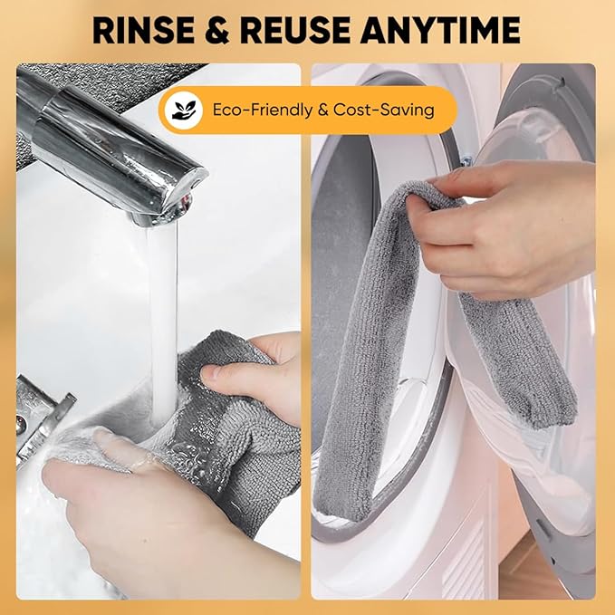 Sakerplus Retractable Gap Dust Cleaner, Artifact,Extendable Duster Cleaning Tool for Hard-to-Reach Areas, Reusable Washable Dusting Wand for Home,Ceiling,Blinds,Under Furniture