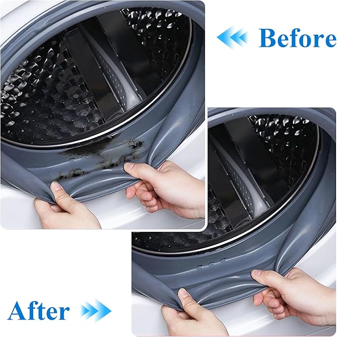 2 Pack Dryer Vent Cleaner Kit - Long Flexible Lint Brush for Dryer Vents, Refrigerator Coils, and Radiators - Household Cleaning Supplies (2, Long Brush)