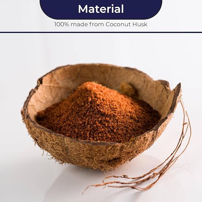 CocoCleanerPro UBICON 100% Coconut Coir Spill Absorbent for Oil, Grease, Paint & Pet Messes | Natural, Non-Toxic Sweeping Compound for Garage, Shop, Kitchen | Dust-Free, No Residue Cleanup