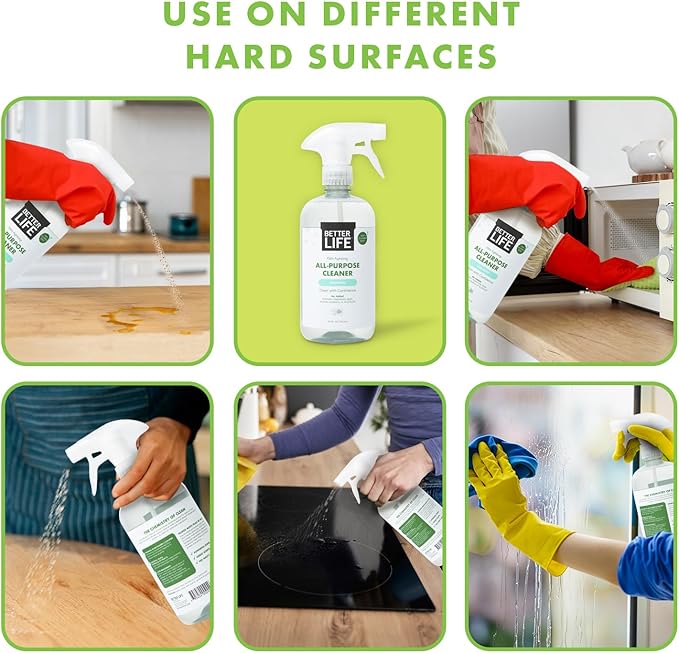 Better Life Toilet Bowl Cleaner 1-Pack + All Purpose Cleaner 24 Oz 1-Pack Unscented