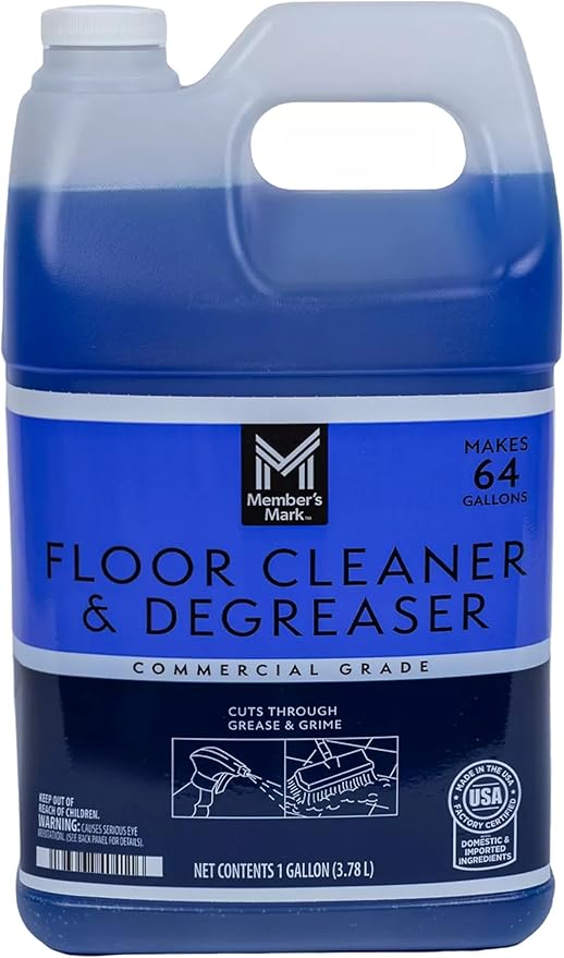 Member's Mark Commercial Floor Cleaner and Degreaser (128 oz.) (Case of 4)
