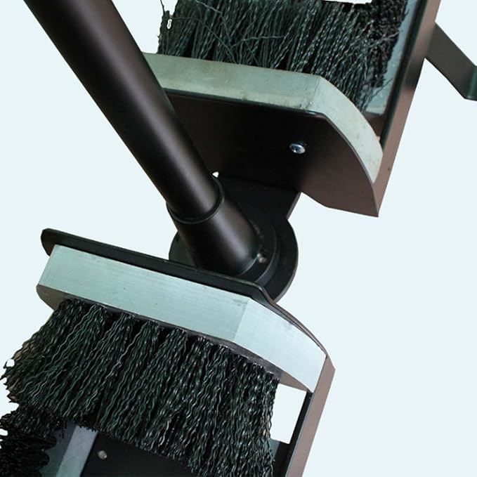 Heavy Duty Boot Scrubber Brush - Standing Shoe Cleaner for Mud, Dirt Snow, Double Foot Scraper with Sturdy Handle, Ideal for Entryway, Garden Garage