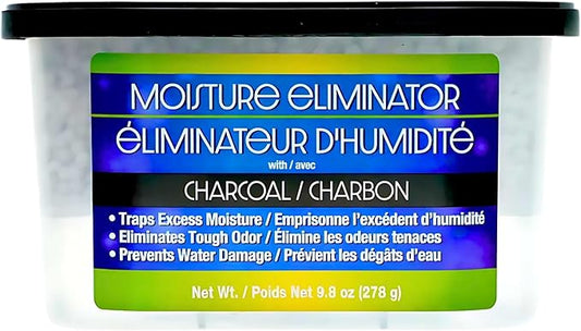 Charcoal Moisture Absorber, 9.8 oz Humidity Control Odor Neutralizer for Home Office Closet Bathroom Basement Enclosed Spaces