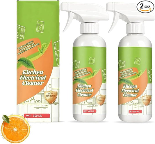 Electrolyzed Ion Kitchen Cleaner Spray, Multi-purpose Household and Kitchen Cleaning Spray, Multi Purpose Cleaner for Hold, Oven, Stove, Range Hood, Easy Cleaning Household Item (2, Medium)