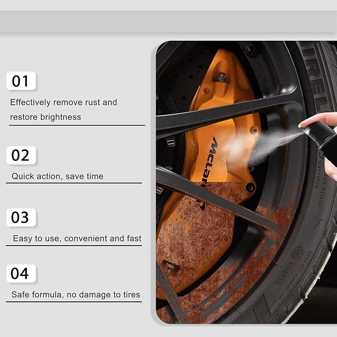 Rust Remover for Metal - Nexa Rust Remover Spray, Multi Purpose Nexa 2.0 Anti Rusts Iron out Spray (2Pcs)