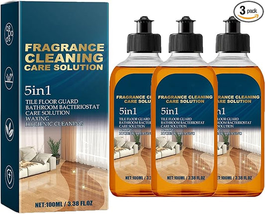 5 in 1 Floor Cleaner, Stain & Odor Remover Floors Cleaners, Power Clean Multi-surface Floor Cleaner for Solid Wood Floor and Ceramic Tiles (3, 100ml/3.52oz)