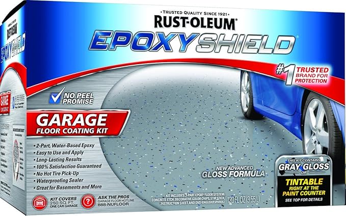 Rust-Oleum 252625 Epoxy Shield Gallon Tint Base Garage Floor Kit