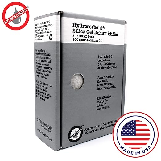 Hydrosorbent 66 Cubic Feet Silica Gel 900 g Pack of 2