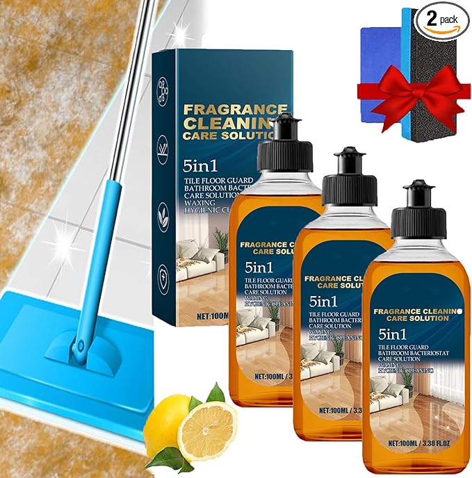 Munich Sunny Floor Cleaner, Spainho 5 in 1 Floor Cleaner, Stain & Odor Remover Floors Cleaners, Restore Hardwood Floor Shine, Fragrance Cleaning Care Solution (3)