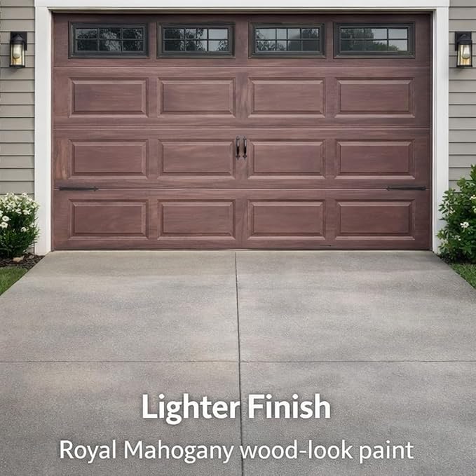 Wood Look Paint Kit for Garage Doors (Royal Mahogany)