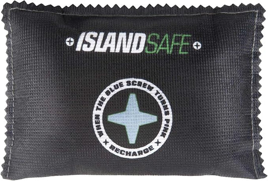 Rechargeable Safe Dehumidifier Bag 100g, Microwave Fast Reactivated Desiccant, Moisture Absorbing Packet for Safes, Cabinets, Home Closets, Car, Black (1, 5x3.5inch)