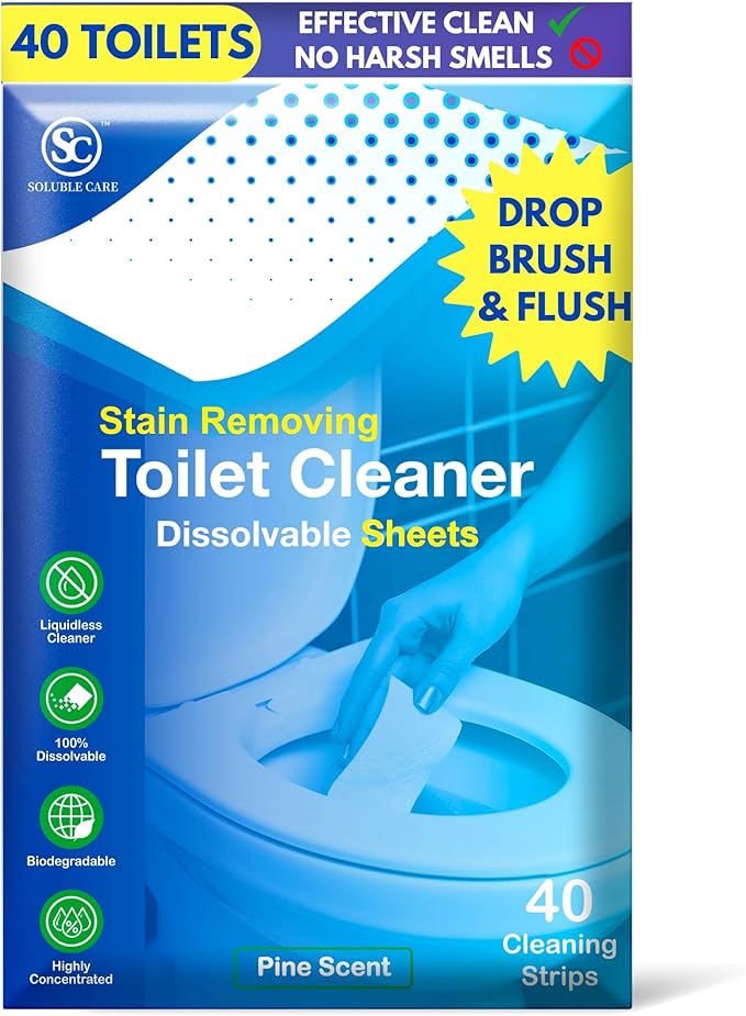 Whole House Cleaning Sheet 5-Pack Bundle | Toilet Cleaner, Laundry Sheets, Floor Cleaner, All-Purpose Spray & Foaming Hand Soap - 120 Sheets