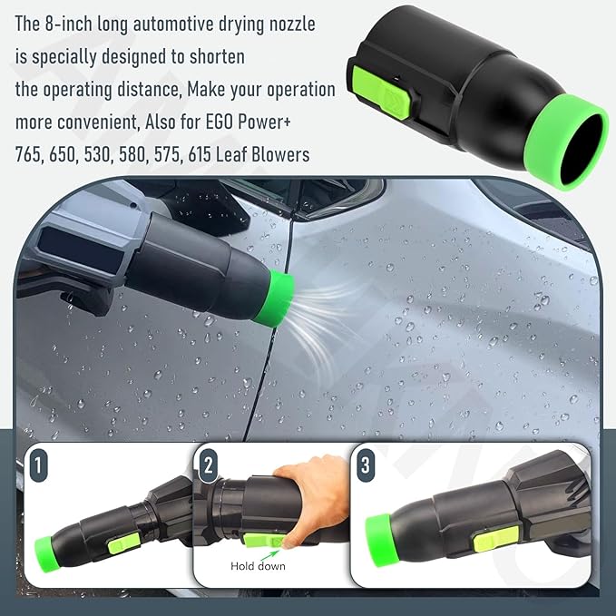 AMTHKNO AGC1000 Gutter Cleaning Attachment Kit/Leaf Blower Tools Mounting Bracket Kit for EGO 530CFM / 580CFM / 575CFM / 650CFM/ 615CFM/LBX6000 Leaf Blowers/Overall Length 9 feet - Black