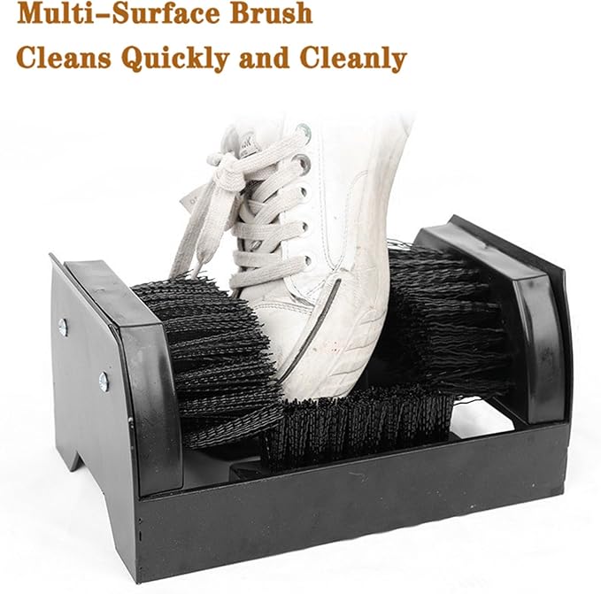 Heavy Duty Boot Scraper Brush - Outdoor Shoe Cleaner for Mud and Dirt Removal - Perfect for Entryways and Garages