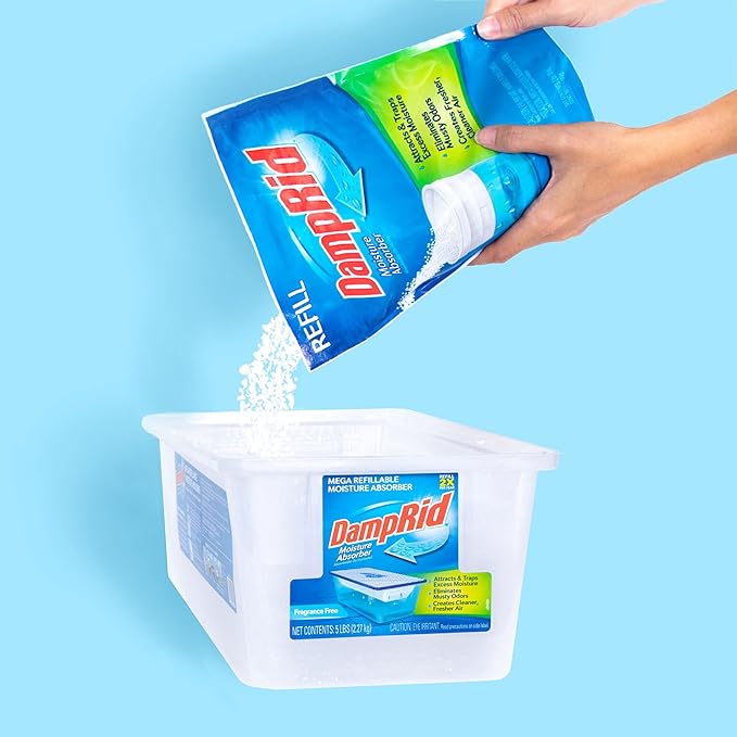 DampRid - Fragrance Free Moisture Absorber - 42 oz. Refill Bag