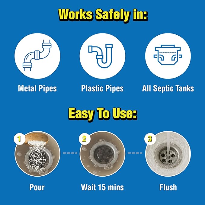 ComStar Pure Lye 400 Pound - Unique Sodium Hydroxide Beads | Drain Opener & Soap Making | Biodegradable, Eco-Friendly (30-502)