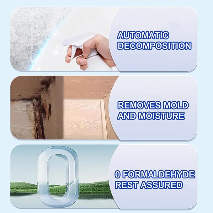 Highly Effective Removal Spray,2026New Wall Cleaner Spray,Wall Remover Multi-Surface Cleaning Solution,Dirt, Dust And Stain Remover,For Wood,Tile,Fabric,Bathrooms,Kitchens (1 Set)