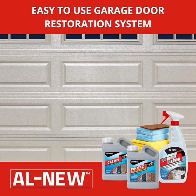 AL-NEW Garage Door Restoration System | Easily Clean, Restore, & Protect Your Garage Door