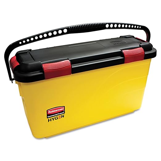 Rubbermaid HYGEN Yellow 20-Pad Charging Bucket