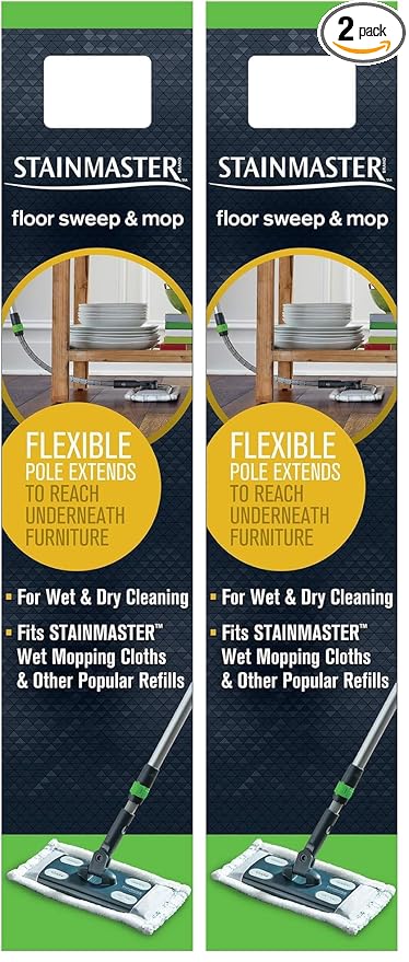Stainmaster, Microfiber Sweep and Mop Floor Cleaning Kit (Pack of 2)