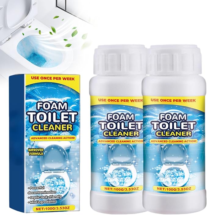 Eadwe 2025 New Foam Toilet Cleaner, Upgraded Powerful Toilet Bowl Cleaner, Advanced Bathroom Cleaner for Home, Powerful Instant Bowl Cleaners for Toilets Squatting Pans (2)