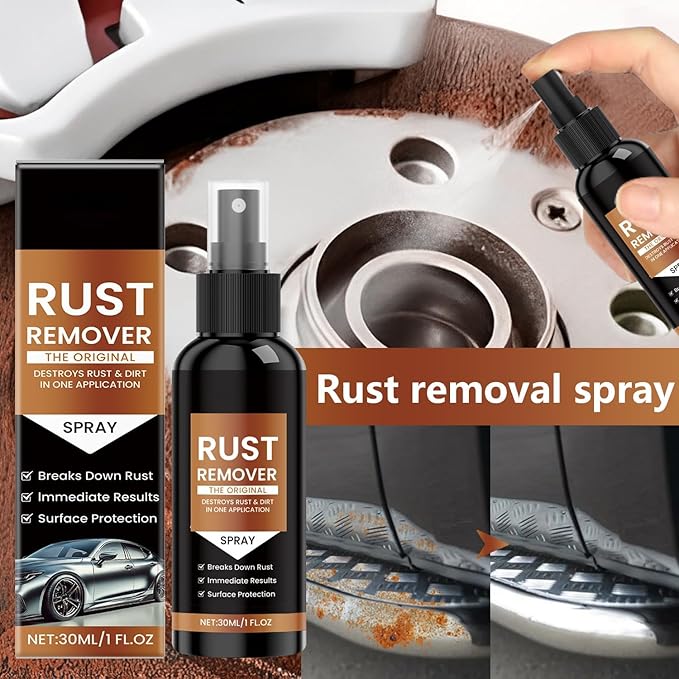 Rust Remover Spray, Multi Purpose rust remover, Rust Remover for Metal, cars, tools, bolts, etc