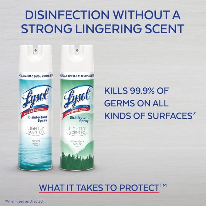 Lysol Early Morning Disinfectant Spray breeze, 19 Ounce