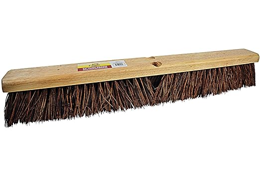 Bristles 4224 24” Push Broom Head for Indoor and Outdoor, Commercial Or Residential Use with Stiff Bristles for Heavy-Duty Work On Concrete, Patio, Garage, Stone Or Any Heavy Duty Cleaning