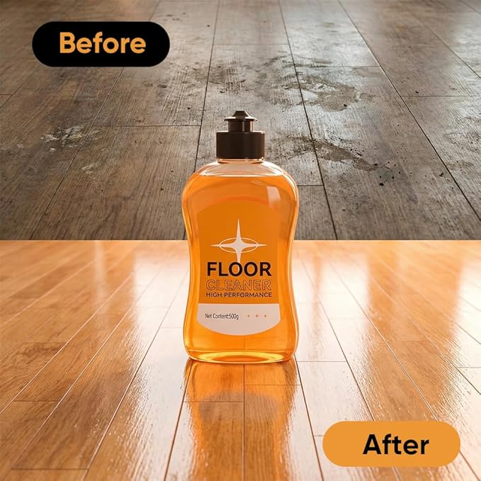 RAINPOT Floor Cleaner for Mopping, 17 fl oz Multi-Surface Floor Cleaning Solution, Streak-Free & Quick Dry Formula for Hardwood, Tile, Laminate & Vinyl Floors (1 PACK)