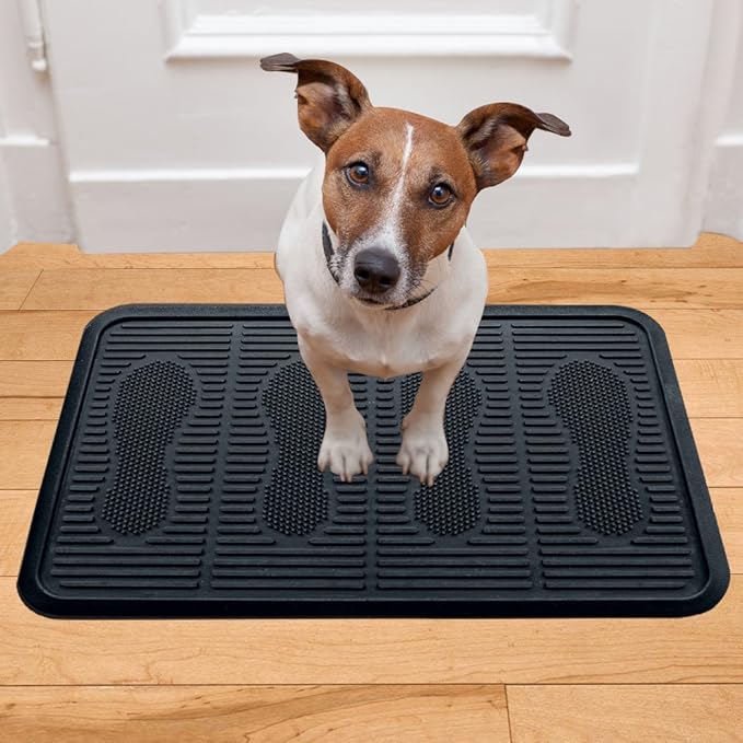 SafetyCare Rubber Shoe & Boot Tray - Multi-Purpose - 24 x 16 Inches - 2 Mats