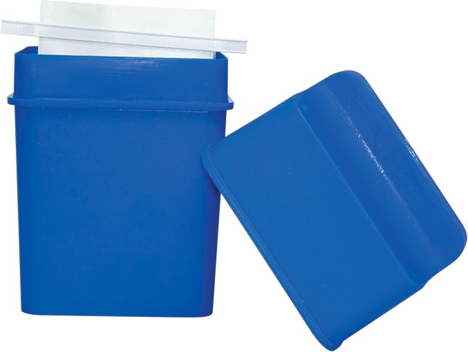 Range Kleen Grease Container – Kitchen Fat Keeper System with 2 Fat Trapper Refill Bags - Kitchen Grease Container (Blue)