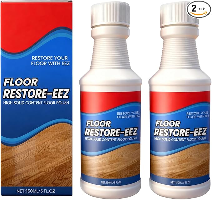 Floor Restore Cleaner. Floor Restorer & Polish for Tile, Shine Wood, Laminate, Bamboo - Flooring Protection Agent. 2pcs