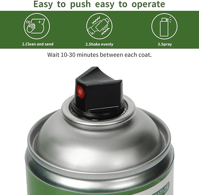 2 Pack White Spray Ceramic Paint for Metal & Wood - High Performance Aerosol Spray Paint Gun Kit with Remover, Durable DIY Coating for Metal, Wood & More - Quick Drying & Smooth Finish(450ML* 2)