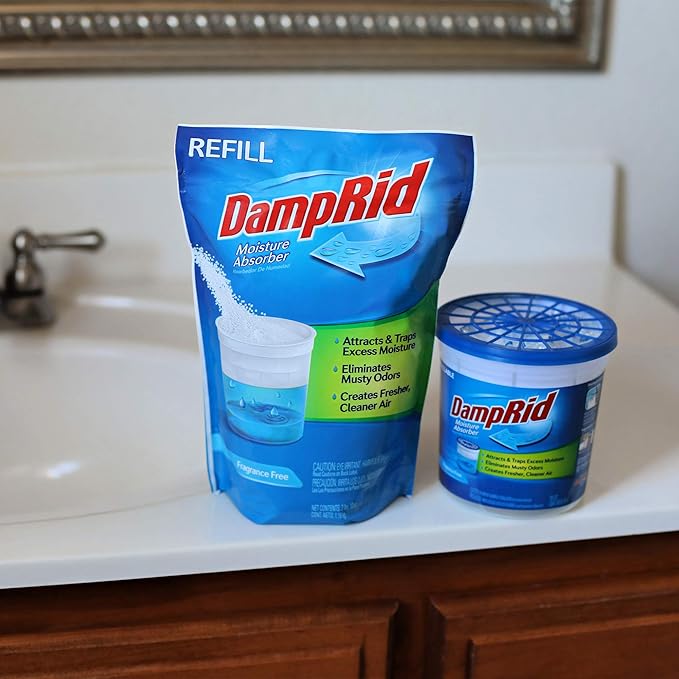 DampRid - Fragrance Free Moisture Absorber - 42 oz. Refill Bag
