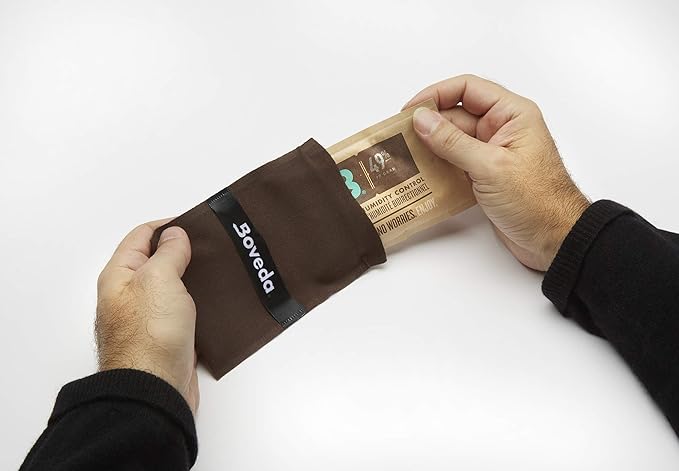 Boveda High-Absorbency 49% Two-Way Humidity Control Packs for Music Instruments in Extreme Humidity – 20 Pack – Size 40 – Moisture Absorbers for Instrument Cases – Prevent Warp – Resealable Bag